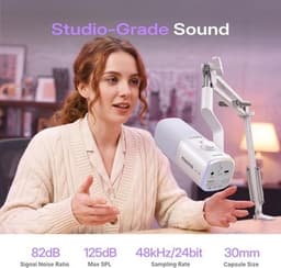 PD100W Wireless Dynamic Microphone Microphones & Wireless Systems White PD100W gallery image 2