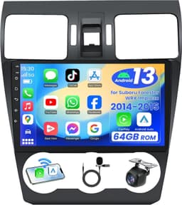 9in Android Car Stereo for Subaru Forester WRX Impreza 2012-2015 Wireless CarPla gallery image 1