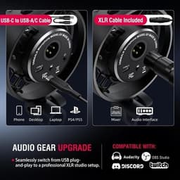 Microphones & Wireless Systems Yanmai Gaming Microphone Dynamic RGB PC Microphon gallery image 2