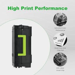 58D1H00 Black High Yield Toner Cartridge Compatible for Lexmark MS MX Series gallery image 7