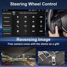 10.1in Tacoma Car Stereo Wireless CarPlay Android Auto GPS BT WiFi FM w Knob gallery image 5