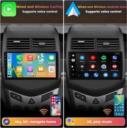 Android 13 Car Stereo 9 Inch CarPlay Android Auto Radio With Camera GPS WiFi gallery image 4