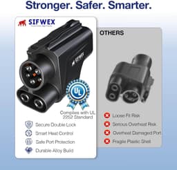 NACS to CCS1 Adapter UL2252 500A 250kW Fast Charge Lock Waterproof gallery image 7