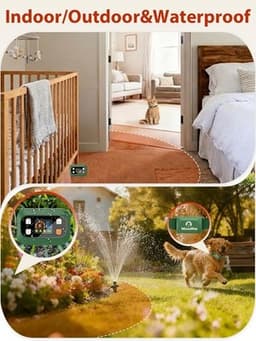 Electronic Fences Wireless Pet Barrier Outdoor Indoor Barrier Waterproof Adjusta gallery image 3