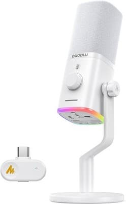 PD100W Wireless Dynamic Microphone Microphones & Wireless Systems White PD100W gallery image 1