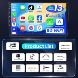 9 Inch Touchscreen Car Radio Toyota Highlander 2001-2007 Wireless CarPlay GPS gallery image 4
