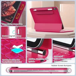 for iPad 11in (A16) 2025 & iPad 10th Gen 2022 Cases, Covers, Keyboard Folios Aza gallery image 4