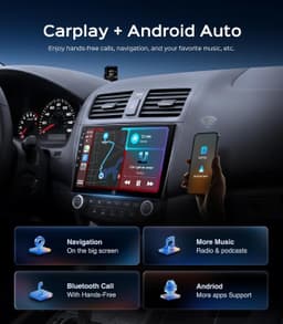 For Accord 7th radio Video In-Dash Units w/GPS 2003 10.2'' Car Radio Stereo Hond gallery image 4