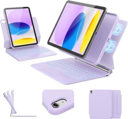 Classic Cases, Covers, Keyboard Folios Purple 2025 for iPad 11th (A16 2025)/10th gallery image 1