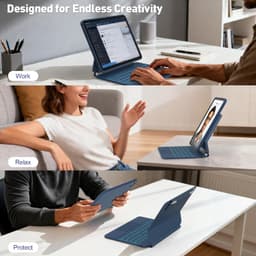 Classic Cases, Covers, Keyboard Folios Steel Blue 2025 for iPad Air 11” Case Key gallery image 5