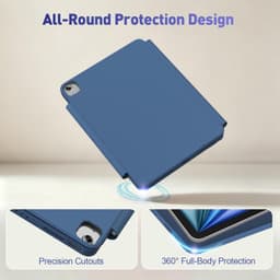 Classic Cases, Covers, Keyboard Folios Steel Blue 2025 for iPad Air 11” Case Key gallery image 7