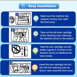 GPR61 GPR-61 Compatible Toner Cartridges 4 Pack with Chip Replacement for Canon gallery image 4