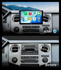 Android 13 Car Stereo Wireless CarPlay Android Auto Ford F150 2004-2008 QLED Scr gallery image 2