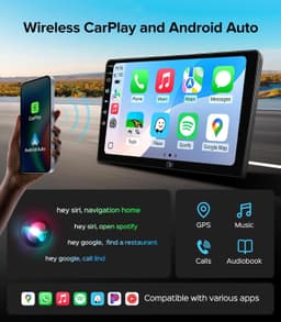 Android 13 Car Stereo Wireless CarPlay Android Auto Ford F150 2004-2008 QLED Scr gallery image 6