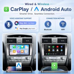 Android 13 Car Stereo Wireless CarPlay Android Auto Toyota Camry 2006-2011 Wi-Fi gallery image 4