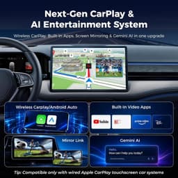 Wireless Carplay Adapter Video In-Dash Units w/GPS Black 2016 Wireless CarPlay gallery image 2