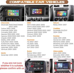 Video In-Dash Units w/GPS Backup Camera 2003 Car Radio Stereo Chevrolet Silverad gallery image 2