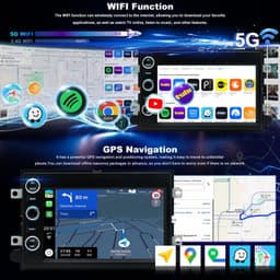 Android 13 Car Stereo Wireless CarPlay Android Auto Ford Mustang 2005-2009 Wi-Fi gallery image 5