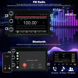Android 13 Car Stereo Wireless CarPlay Android Auto Ford Mustang 2005-2009 Wi-Fi gallery image 7