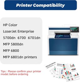 213A Toner Cartridge,4 Pack Compatible for HP 213A 213X 213Y for HP Color LaserJ gallery image 3