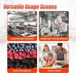 CL003 Commercial Vegetable Dicer 1/4in x 1/4in dynacube Manual Food Chopper Comp gallery image 3