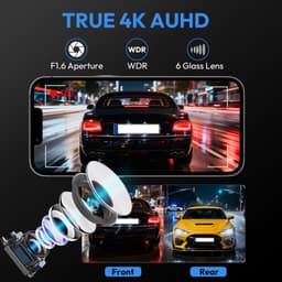 Front 4K Only( Genesis G80 ) Video In-Dash Units w/GPS 64GB Card 2021 4K Dash Ca gallery image 4