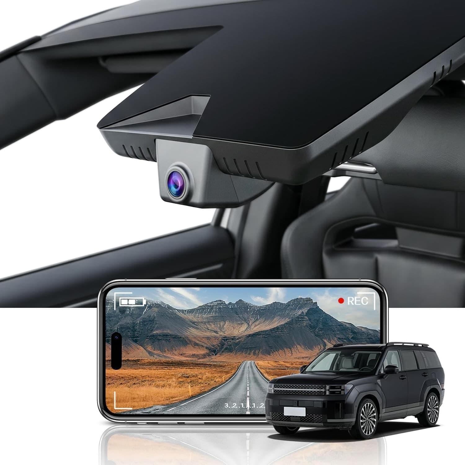 Front 4K Only( Santa Fe 2024-2026) Video In-Dash Units w/GPS 64GB Card 2024 4K