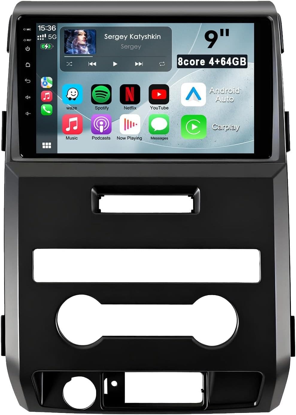 Android 13 Car Stereo Wireless CarPlay Android Auto Ford F150 2009 2010 2011 GPS
