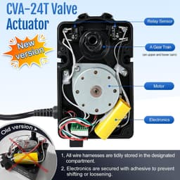 CVA 24T Valve Actuator Compatible With Pentair Jandy Compool Ortega 3 port Pool gallery image 2
