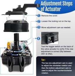 CVA 24T Valve Actuator Compatible With Pentair Jandy Compool Ortega 3 port Pool gallery image 4