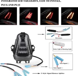 Smoked 2024 LED Integrated Tail Light CB650R CBR650R 2024 2026 CB1000SP CB1000 gallery image 3