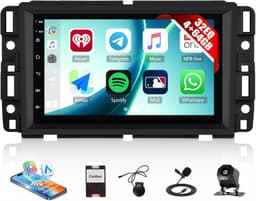 Android 13 Car Stereo Wireless CarPlay Android Auto Chevrolet Chevy Silverado GM gallery image 1