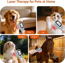 PMW-2500 GREY Cold Laser Therapy Device Dogs Handheld Infrared Light Laser Thera gallery image 3