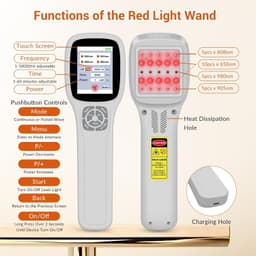 PMW-2500 GREY Cold Laser Therapy Device Dogs Handheld Infrared Light Laser Thera gallery image 4
