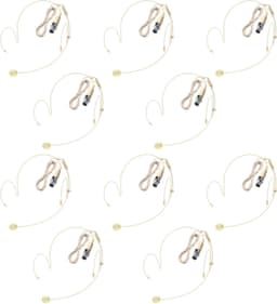 Double Earset Headset Microphone Microphones & Wireless Systems Windscreen 10 Pa gallery image 1