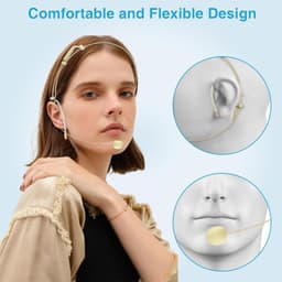 Double Earset Headset Microphone Microphones & Wireless Systems Windscreen 10 Pa gallery image 2