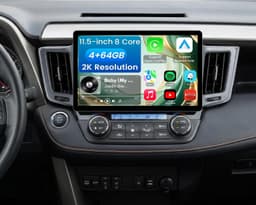 Android 13 Car Stereo Wireless CarPlay Android Auto Toyota RAV4 2013-2018 GPS AM gallery image 1