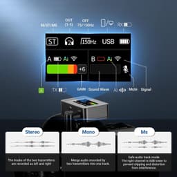 CM26 MAX Microphones & Wireless Systems Apple MFi Certified CM26 MAX AI Wireless gallery image 2