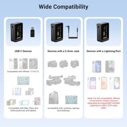 CM26 MAX Microphones & Wireless Systems Apple MFi Certified CM26 MAX AI Wireless gallery image 4