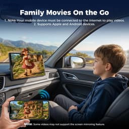 Video In-Dash Units w/GPS 11in Wireless CarPlay Screen in Cell Display Dual Band gallery image 2
