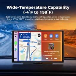 Video In-Dash Units w/GPS 11in Wireless CarPlay Screen in Cell Display Dual Band gallery image 3