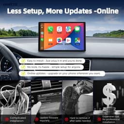 Video In-Dash Units w/GPS 11in Wireless CarPlay Screen in Cell Display Dual Band gallery image 4