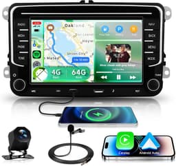 Android 13 Car Stereo Wireless CarPlay Android Auto VW Passat Jetta Tiguan Golf gallery image 1