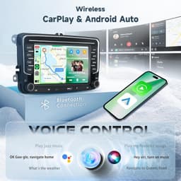 Android 13 Car Stereo Wireless CarPlay Android Auto VW Passat Jetta Tiguan Golf gallery image 2