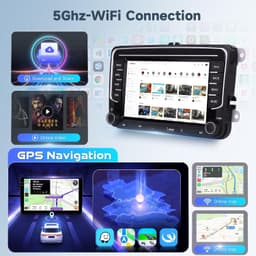 Android 13 Car Stereo Wireless CarPlay Android Auto VW Passat Jetta Tiguan Golf gallery image 3