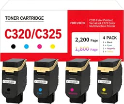 C325 C320 Toner Cartridge for 006R04820 006R04821 006R04822 006R04823 Toner Cart gallery image 1