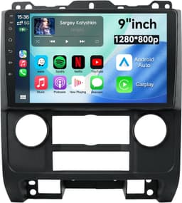 Android 13 Car Stereo Wireless CarPlay Android Auto Ford Escape 2007 2008 2009 2 gallery image 1