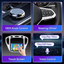 Android 13 Car Stereo Wireless CarPlay Android Auto Toyota Highlander 2000-2007 gallery image 2