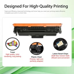 210X Toner Cartridges 4 Pack (B/C//Y/M) MFP 4301fdw 210A High Yield Compatible gallery image 4