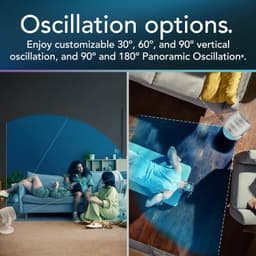 EOS Portable Fans Alabaster EOS™ 9 Whole Room Air Circulator Omniwave™ Multi Axi gallery image 4